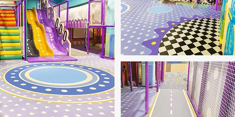 Themed Children's Activity Castle Floor